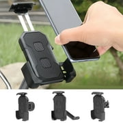 Mobile Phone Holder, Bike Motorcycle Mount, Double Locking Belt, Damping Soft Rubber, Universal Compatibility, Secure Attachment, For Outdoor Riding, Durable Plastic Construction, Acppild Under 10